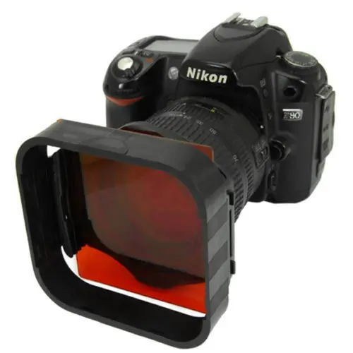 Square Filter Modular Camera Lens Hood Sunshade fr Cokin P Series Holder Adapter